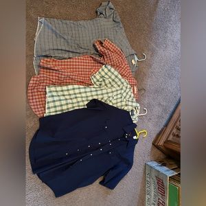 Pearl snap shirt lot of 4 xl